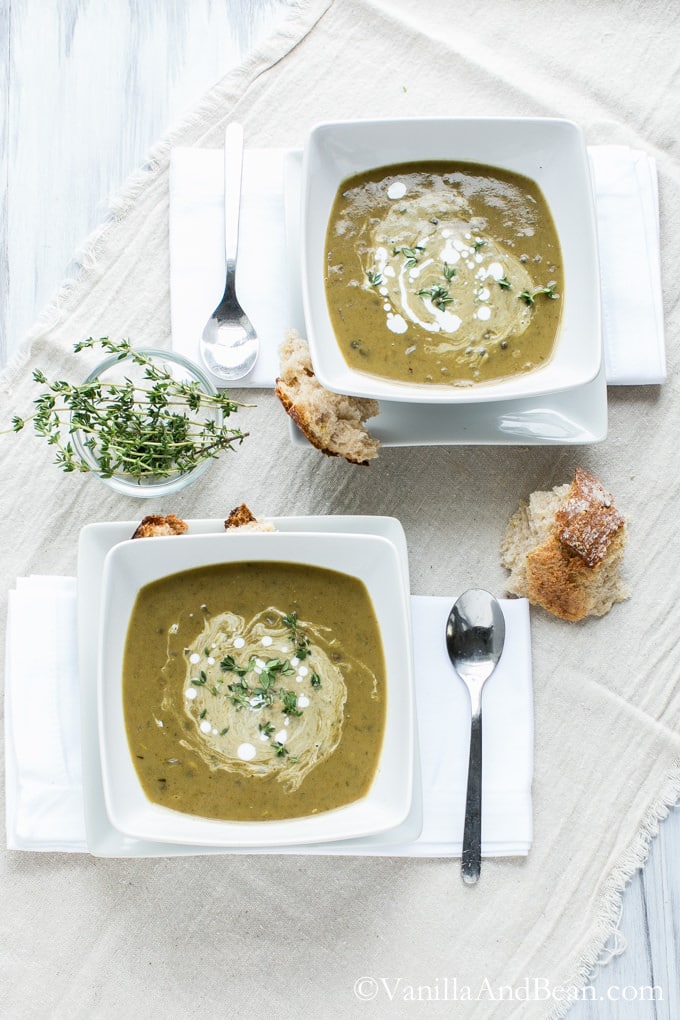 Coconut Curried French Lentil Soup {Vegan} | Vanilla And Bean