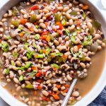Bowl of Cooked Unsoaked Black Eyed Peas