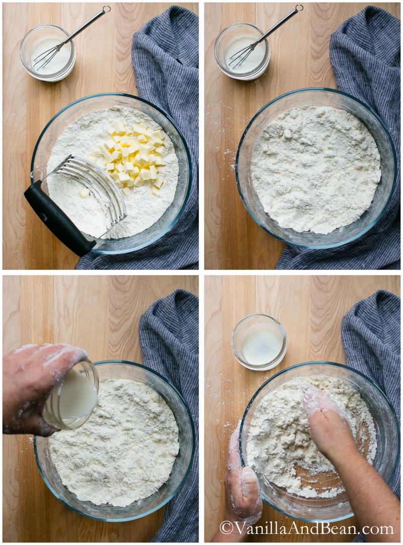 All Butter Buttermilk Pie Dough and tutorial for rolling out dough and blind (par) baking a crust | Vanilla And Bean