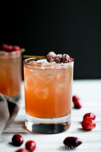 A festive ginger beer, citrus, and cranberry cocktail. | Vanilla And Bean