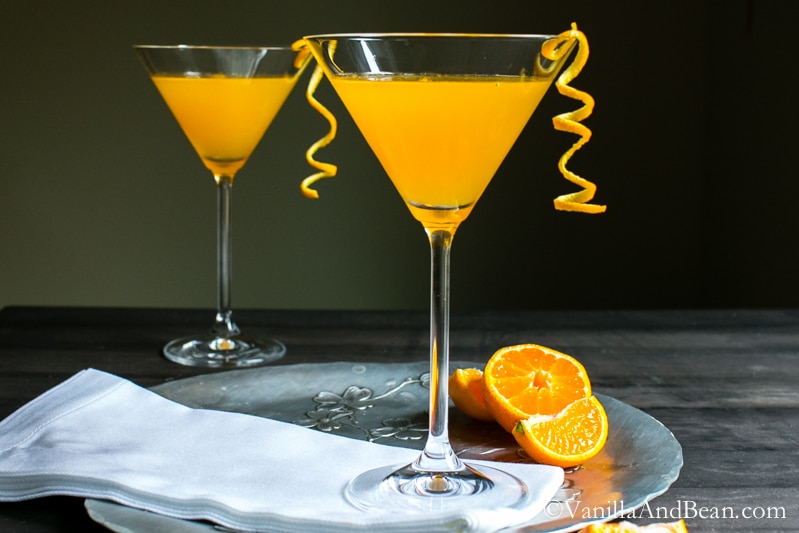 The three ingredient, fresh squeezed cocktail: Orange Drop | Vanilla And Bean