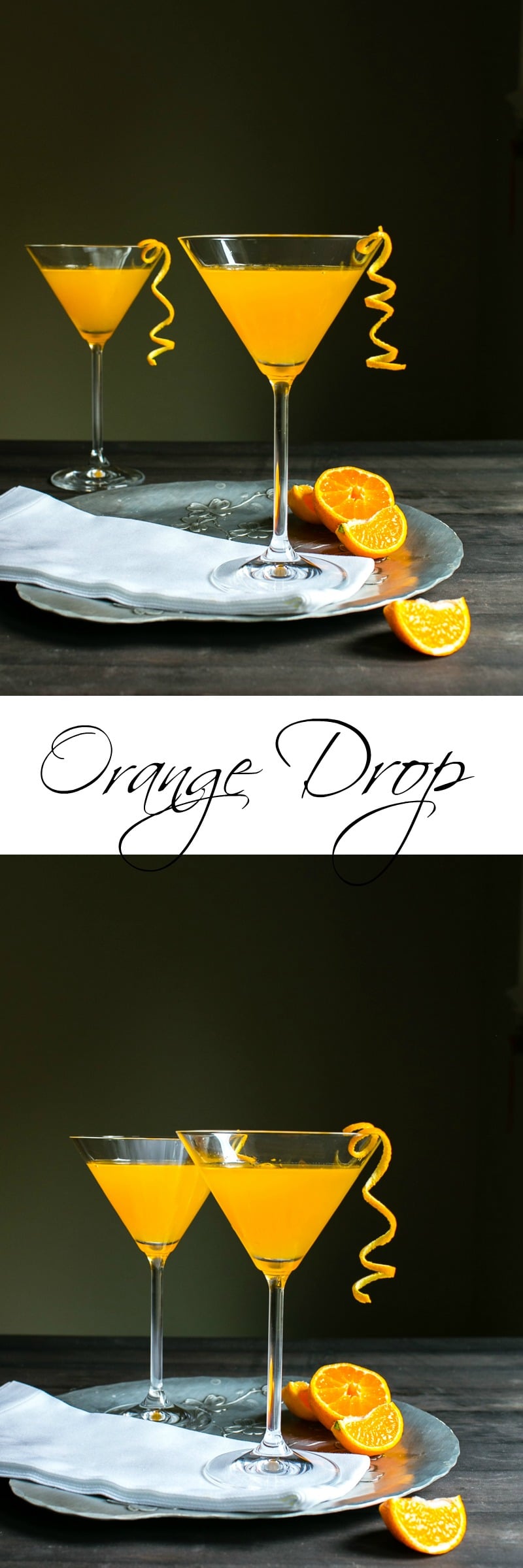 The three ingredient, fresh squeezed cocktail: Orange Drop | Vanilla And Bean