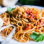 Cauliflower Bolognese with Lentils