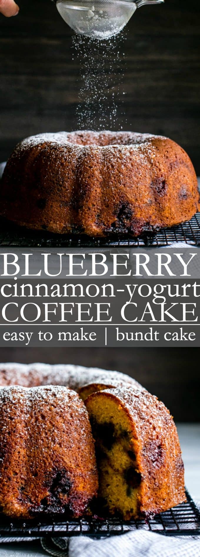 Blueberry Cinnamon Yogurt Coffee Cake