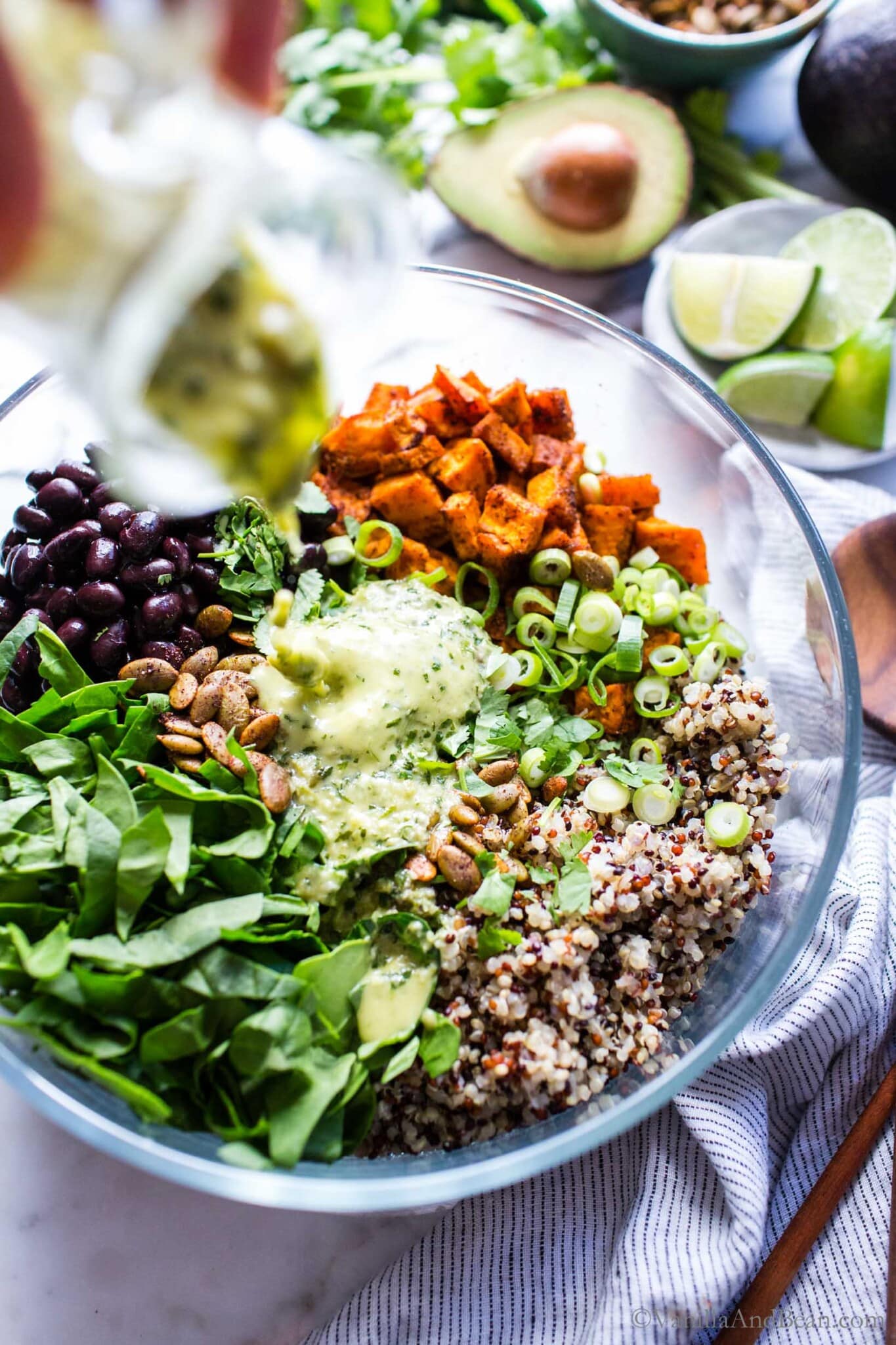 Black Bean Sweet Potato Quinoa Salad Recipe