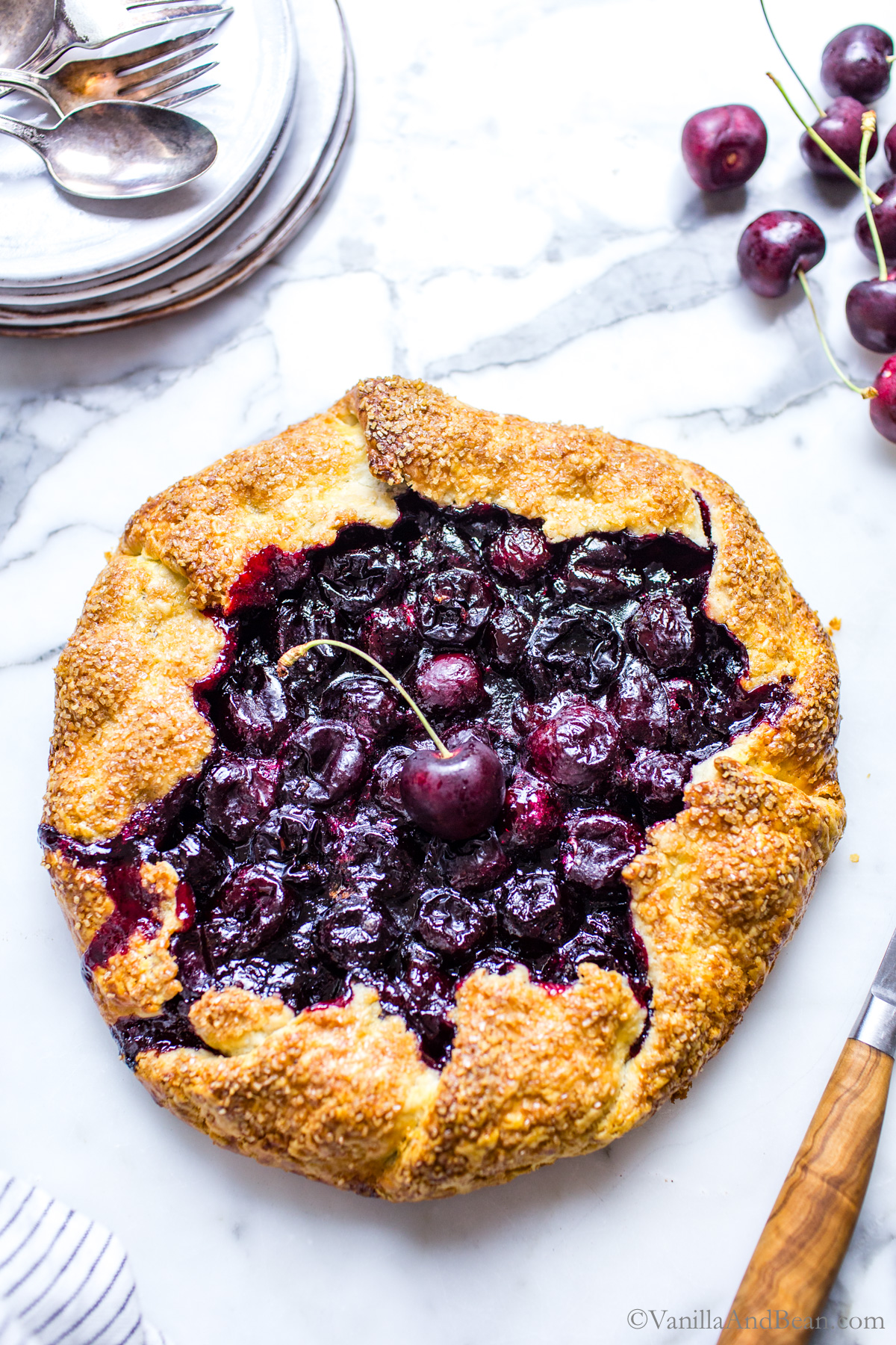 Sweet Cherry Galette