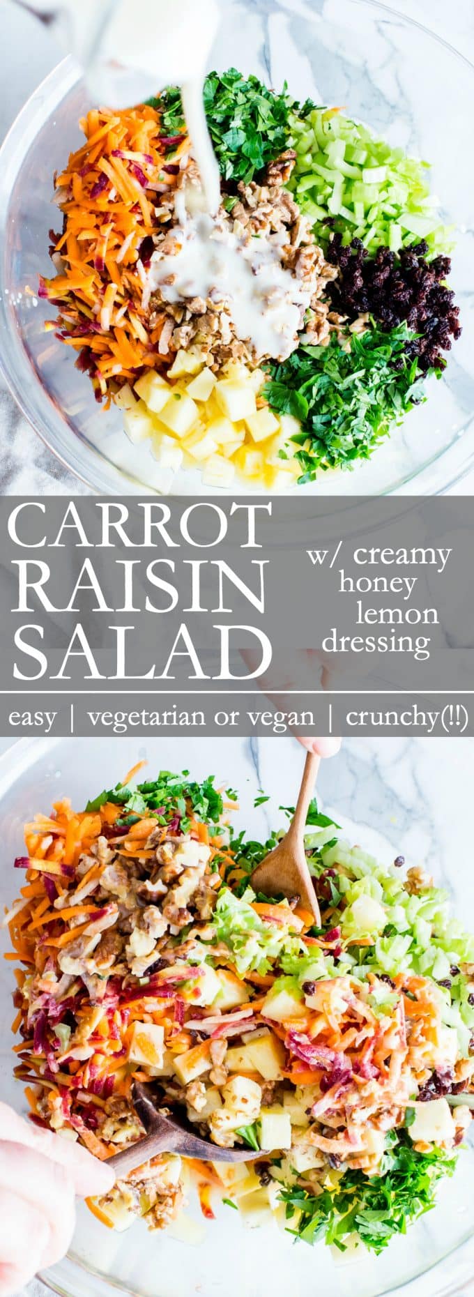 Carrot Raisin Salad Pinterest Pin