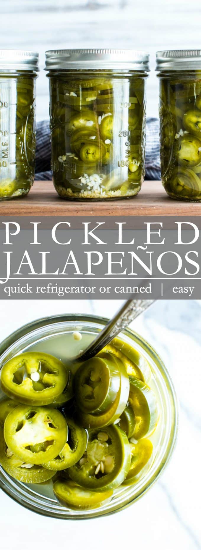 Pickled Jalapeños Recipe Pin