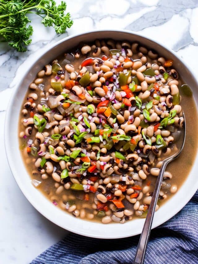 Slow Cooked Black-Eyed Peas