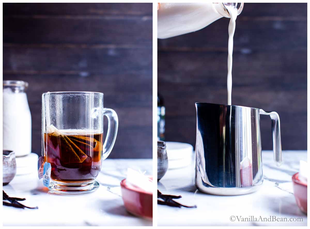 Vanilla Earl Grey Tea with Milk (London Fog Tea) | Vanilla And Bean