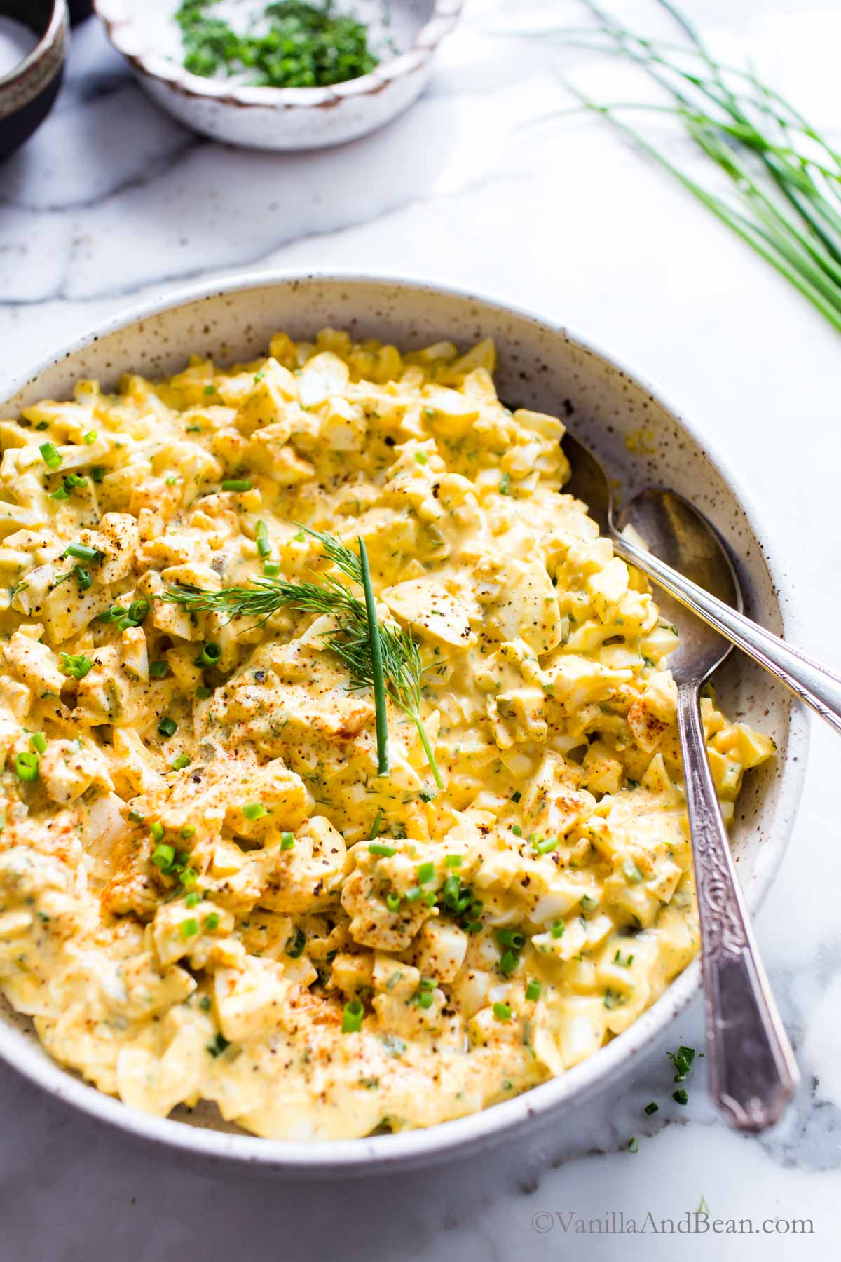 Quick Deviled Egg Salad (No Potatoes or Pasta!)